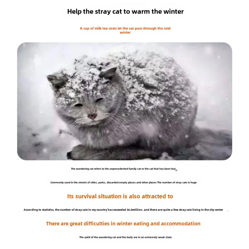 Stray Cat dog House Waterproof Outdoor Winter Warm Pet Cave Sleeping Beds Home Foldable Washable for Small Dog Puppy Supplies - Image 2