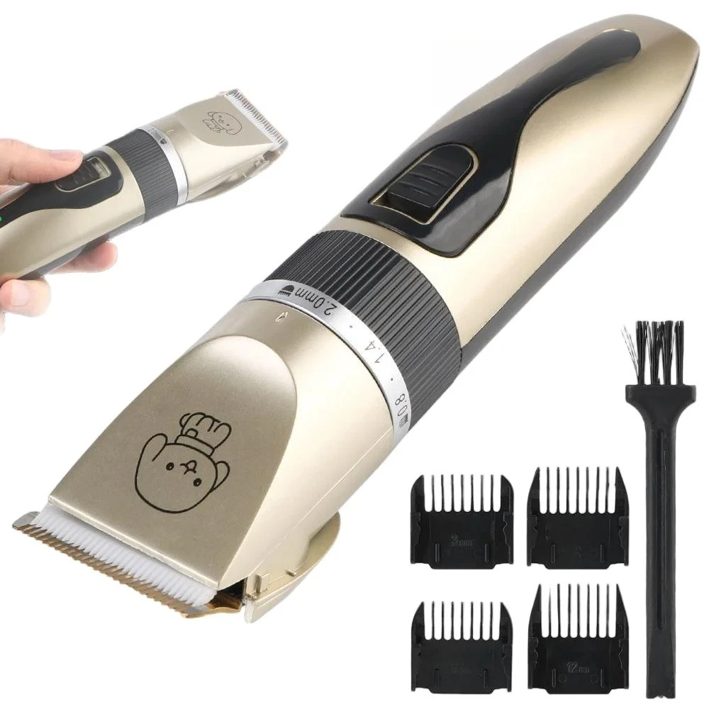 Electric Pet Hair Clipper Grooming Trimmer Shaver Set for Dog Cat Rabbit Puppy Pet Grooming Supplies - Image 4