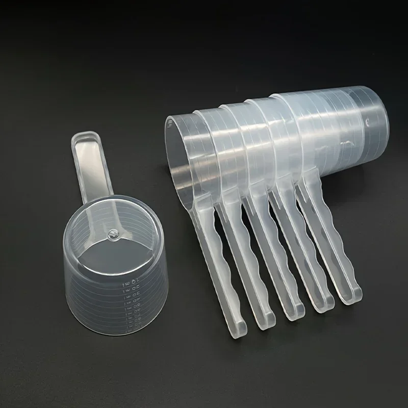 1pc Transparent Pet Measuring Spoon With Scale Plastic Dog Cat Feeding Shovel Pet Tableware Supplies 50g 100ml - Image 5