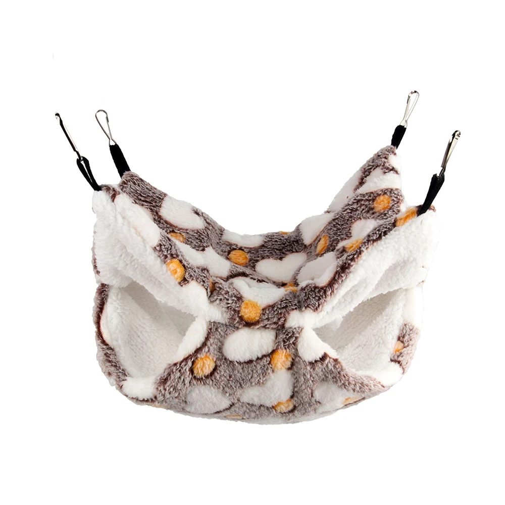 1PC Winter Warm Double-Layer Hammock Small Pet Hammock Suspended Squirrel Sleeping Bag Pet Supplies Hamster Hammock - Image 3