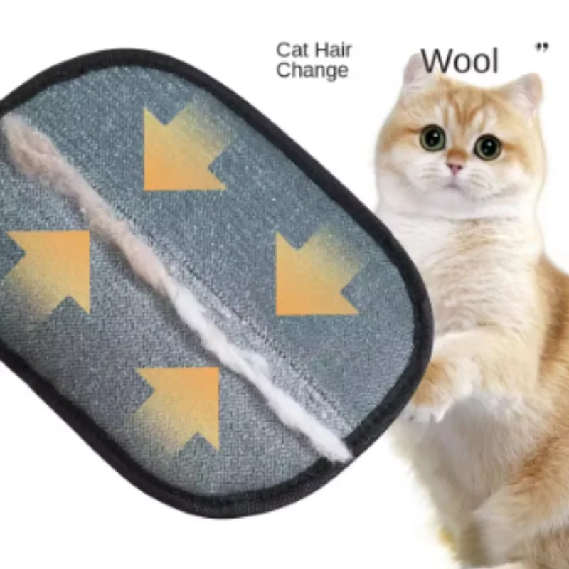 Pet Grooming Gloves for Dogs And Cats Hair Remover Brush Kitten Cleaning Glove Sofa Carpet Clothes Pet Hair Removal Pet Supplies - Image 3