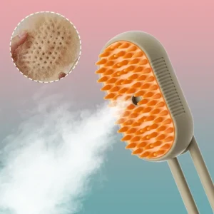 Pet Steam Brush Cat Dog Cleaning Steamy Spray Massage Beauty Comb 3 in 1 Hair Removal Grooming Supplies Pets Accessories Comb